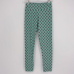 Disney X Lularoe Minnie Mouse Leggings in Teal Green & Fuchsia